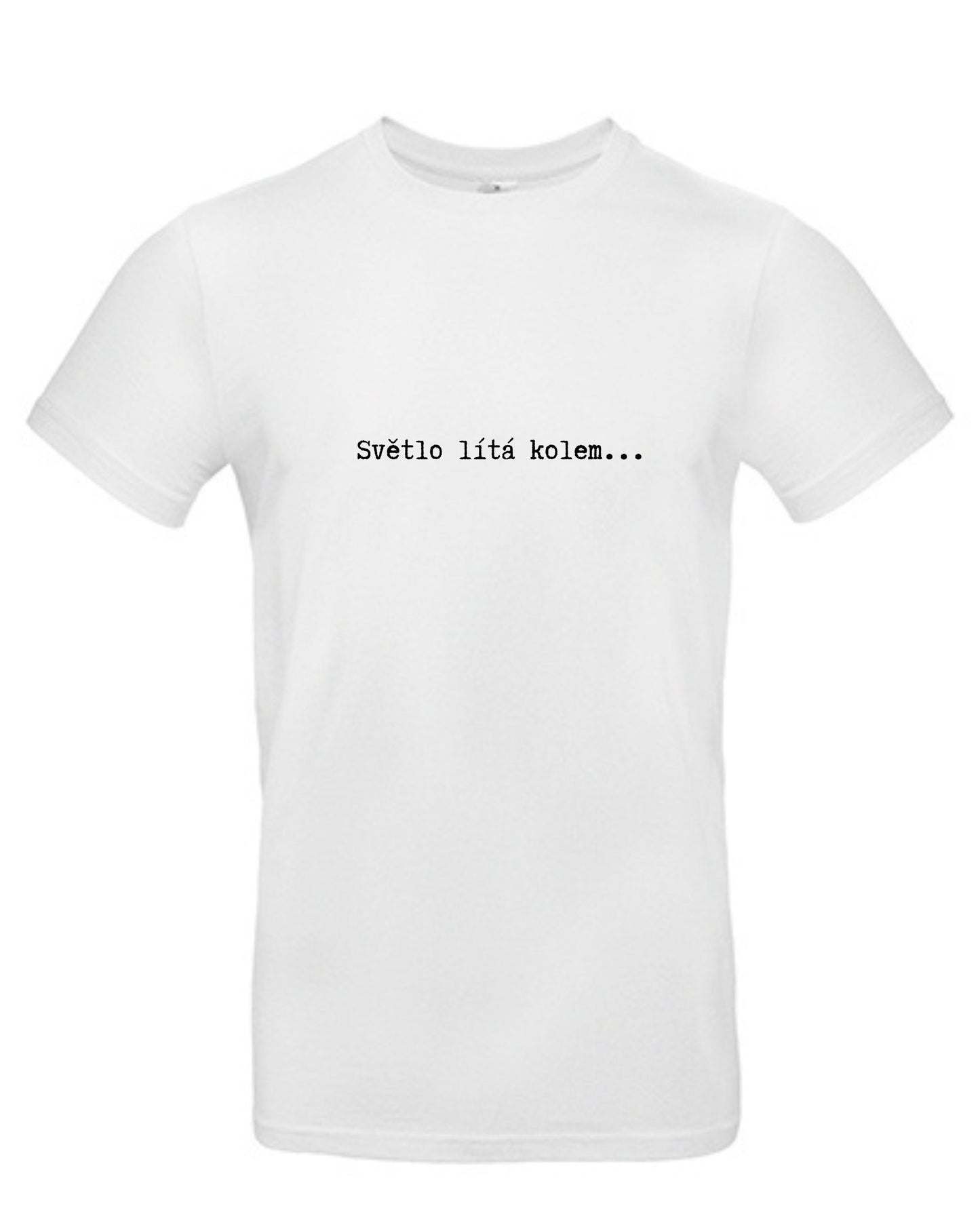 Časovač - Triko bílé - Světlo lítá kolem