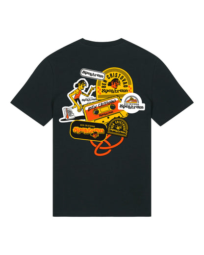 Ben Cristovao - Spektrum - Triko unisex - Stickers - černé