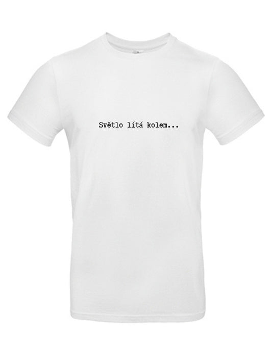 Časovač - Triko bílé - Světlo lítá kolem