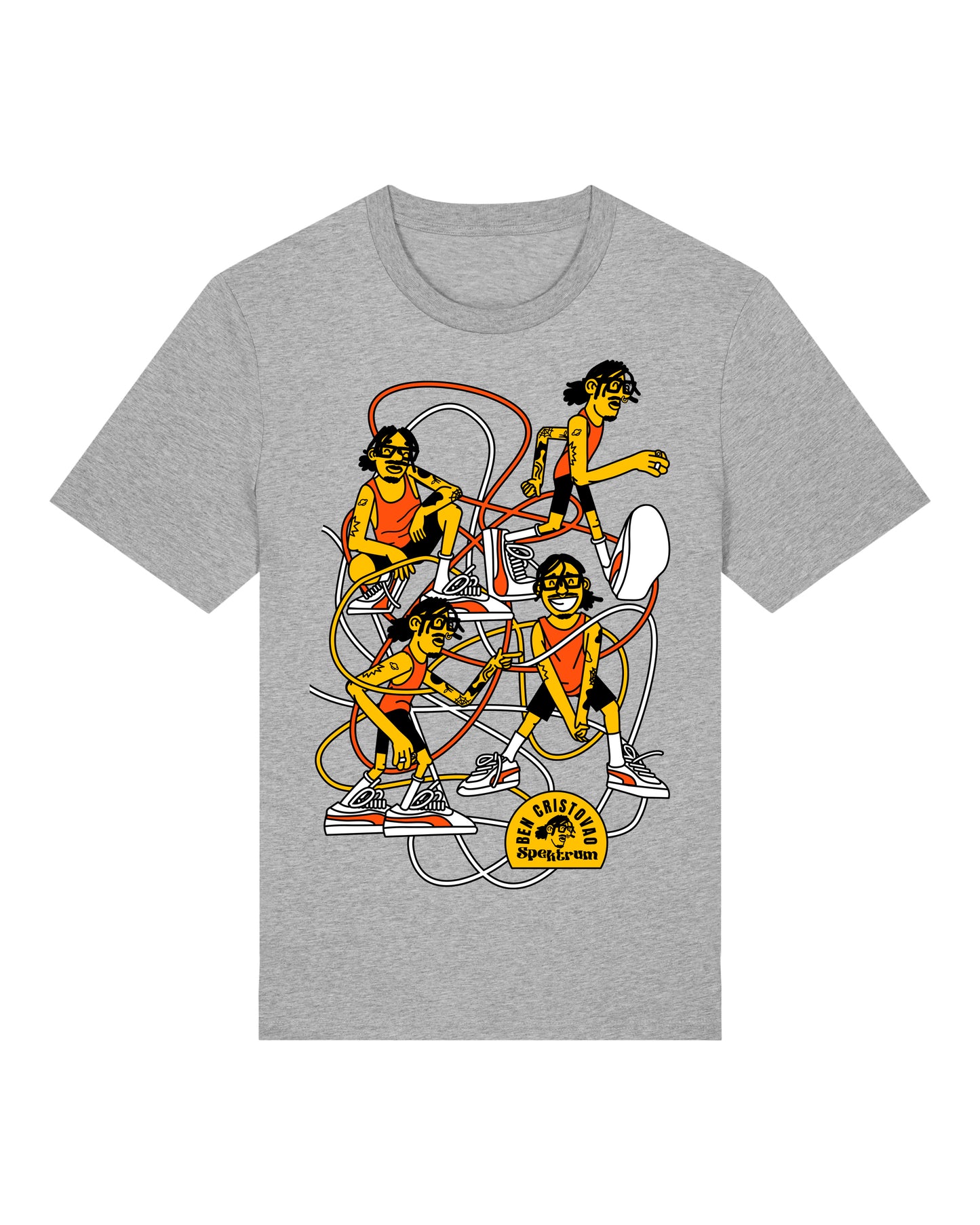 Ben Cristovao - Spektrum - Triko unisex - Move - šedé
